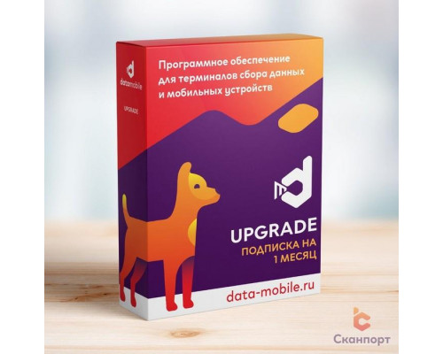 ПО DataMobile, Upgrade - подписка на 1 месяц (с версии Стандарт Pro до Online, арт. DMPro->DMOnline1m)