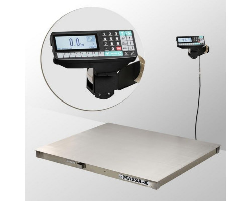 Весы платформенные с печатью этикеток Масса-К 4D-PM.S-15/12-2000-RP