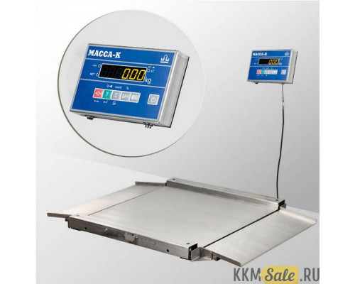 Весы платформенные с пандусом Масса-К 4D-LA.S-10/10-500-AB(RUEW)