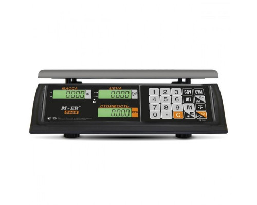 Весы торговые Mertech M-ER 327 AC-15.2 "Ceed" (LCD, Черные)