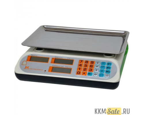 Весы торговые МЕХЭЛЕКТРОН-М ВР4900-30-2Д-ДБ 12 (LED)