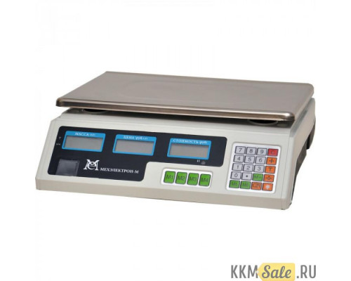 Весы торговые МЕХЭЛЕКТРОН-М ВР4900-15-2Д-АБ 06 (LCD)