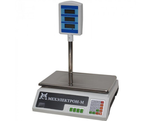Весы торговые МЕХЭЛЕКТРОН-М ВР4900-15-2Д-САБ 05 (LCD)
