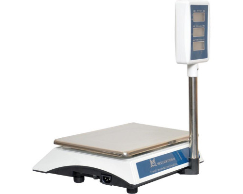 Весы торговые МЕХЭЛЕКТРОН-М ВР4900-30-2Д-САБ 01 (LCD)