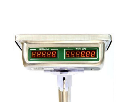 Весы напольные торговые МИДЛ МП 150 МДА Ф-3 (20/50; 300х400; нерж.) "Красная армия"