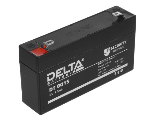 Аккумулятор Delta DT 6015 (6В/1.2-1.5Ач)