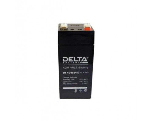 Аккумулятор Delta DT 4045 (4В/ 4.5Ач) (47*47*105)