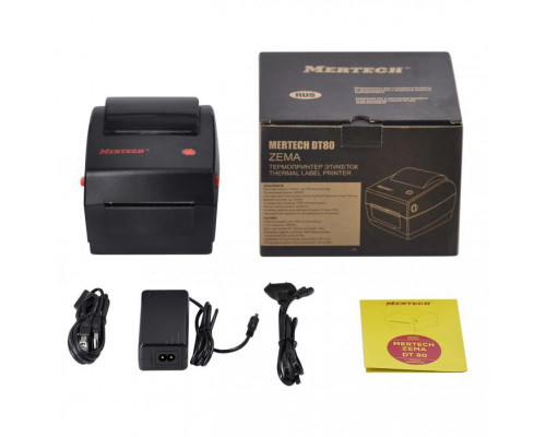 Принтер этикеток Mertech DT80 ZEMA (203dpi, USB/Ethernet)