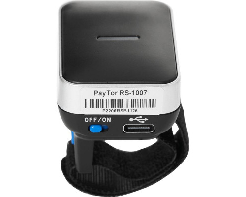 Сканер-кольцо PayTor RS-1007 (2D, USB/Bluetooth)