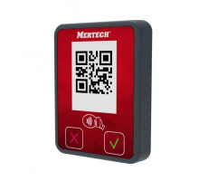 Терминал оплаты СБП Mertech Mini (с NFC, серый/красный)