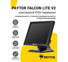 Сенсорный терминал 15" PayTor Falcon Lite v2 (J4125, 8/128Gb, без MSR, без ОС)