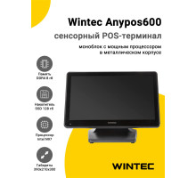 Сенсорный терминал 15,6" Wintec Anypos600 (N97, 8/128Gb, WinIoT)