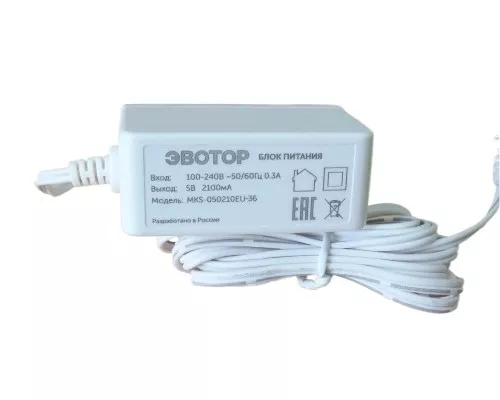 Блок питания MKS-050210EU-36 (5V 2.1A) для Эвотор 5, 5i (DC 5.5 x 2.5)