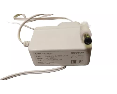 Блок питания MKS-050210EU-36 (5V 2.1A) для Эвотор 5, 5i (DC 5.5 x 2.5)