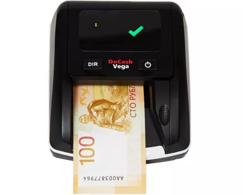 Детектор банкнот DoCash Vega RUB (с аккумулятором)