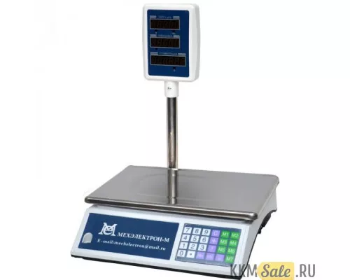 Купить Весы торговые МЕХЭЛЕКТРОН-М ВР4900-15-2Д-СДБ 01М (LED) от Мехэлектрон-М