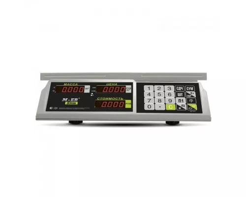 Весы торговые Mertech M-ER 326 AC-15.2 "Slim" (LED, Белые)