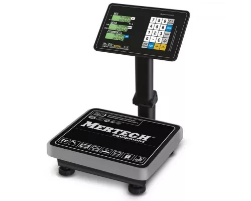 Весы напольные торговые Mertech M-ER 333 ACPU-60.20 (с расч. стоимости LCD)