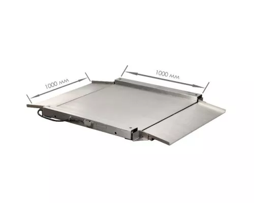 Весы платформенные с пандусом с печатью этикеток Масса-К 4D-LA.S-10/10-500_RP