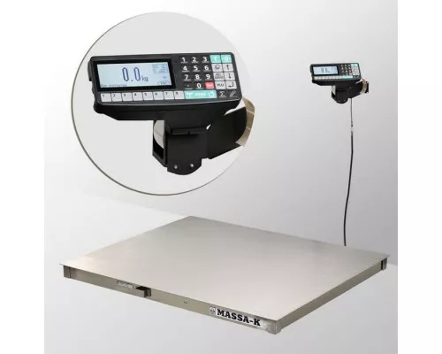 Весы платформенные с печатью этикеток Масса-К 4D-PM.S-15/12-1000-RP