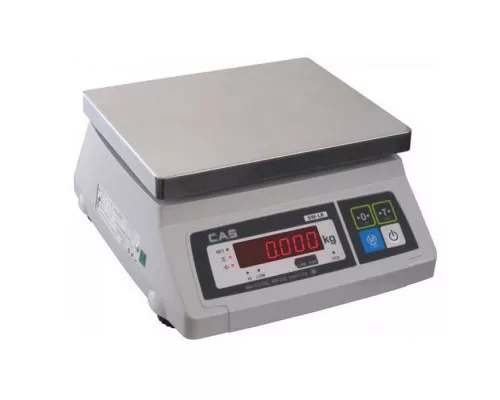 Весы фасовочные CAS SWII-10DD "SUS tray" (RS-232)