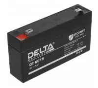 Аккумулятор Delta DT 6015 (6В/1.2-1.5Ач)
