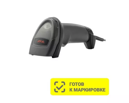 Сканер штрих-кода АТОЛ SB 2108 Plus rev.2 (2D, USB, Серый)