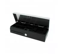 Денежный ящик Platform FlipTop-460 (Черный с нерж. крышкой, без крышки для инкассации)