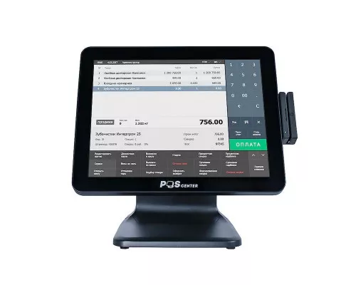 Сенсорный терминал 15" POSCenter POS90ES Pro (N100, 8/128Gb, MSR, без ОС)