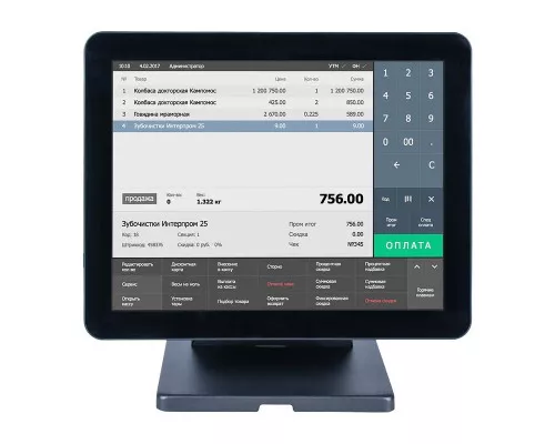 Сенсорный терминал 15" POSCenter Atlas (J4125, 8/128Gb, без MSR, без ОС)